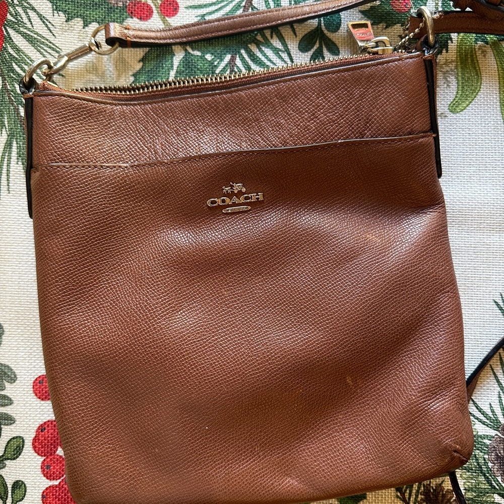 Coach Brown Leather Shoulder Bag